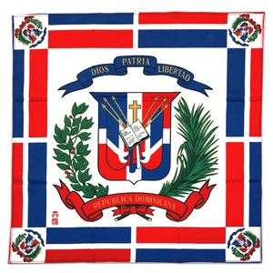 Dominican Republic DR Flag Bandana &quot;Pañuelo&quot;  (Unisex)