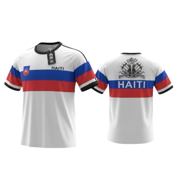 Vintage Haiti Haitian National Team retro Jersey T-shirt
