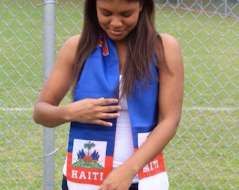 Haiti haitian flag - scarf