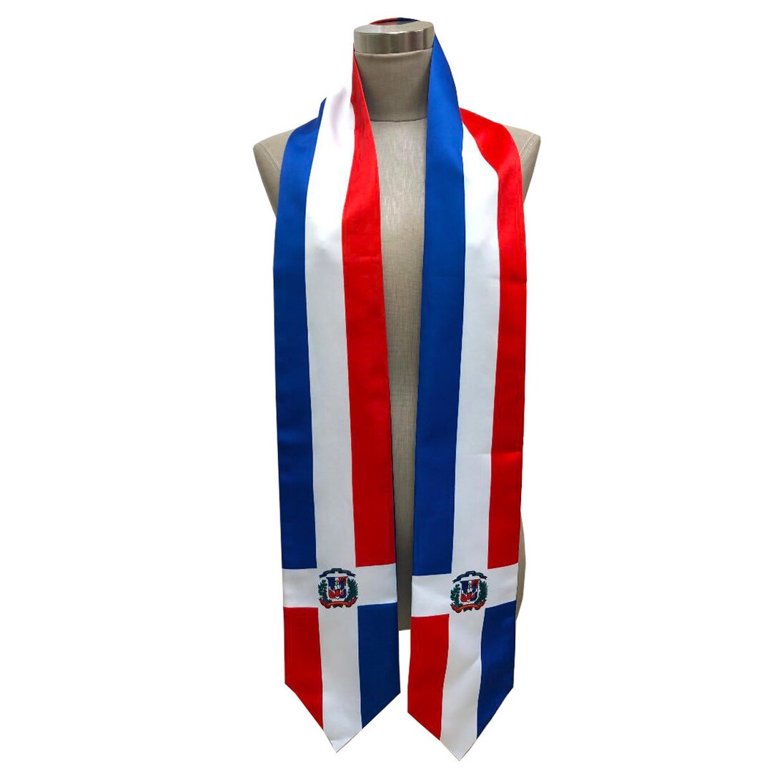 Dominican Republic Graduation Stole - Dominican Republic Flag Sash