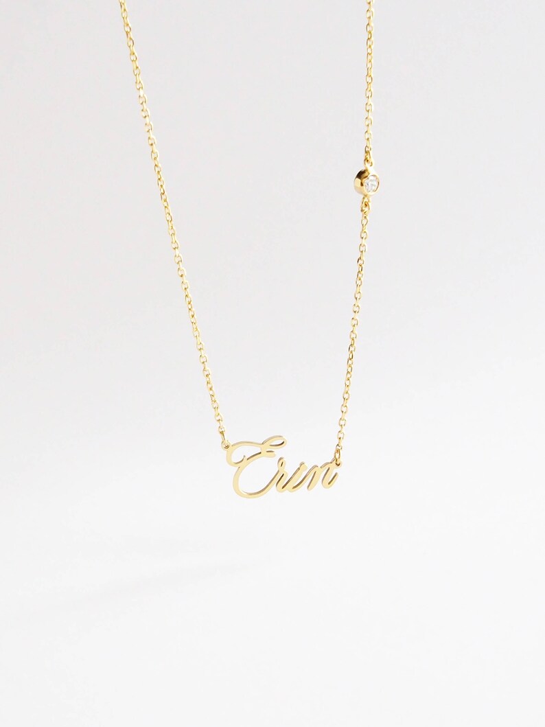 Personalized Jewelry Gift for Her / Handmade Name Necklace / Etsy