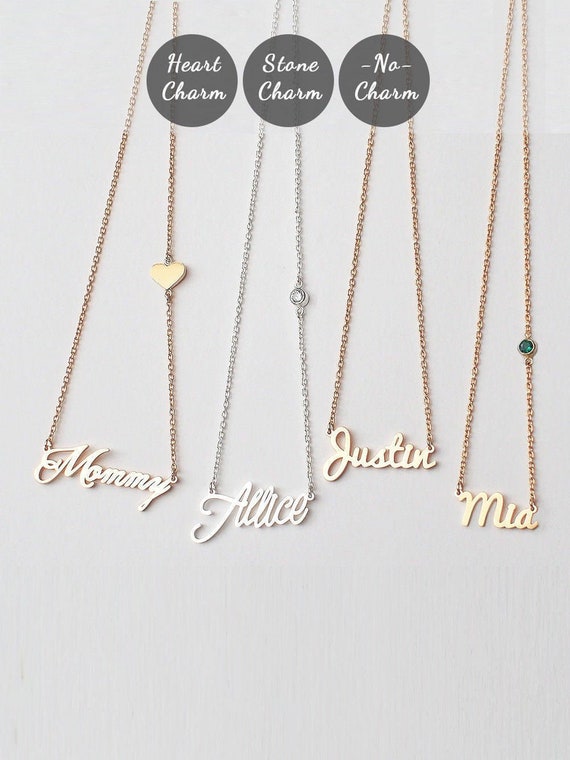 etsy personalized name necklace