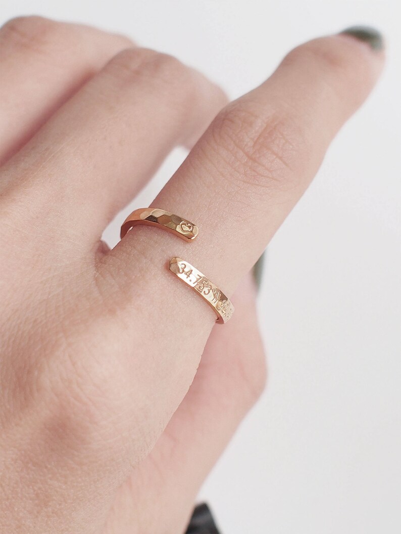 Personalized Ring Minimal Ring Stacking Ring Layered | Etsy