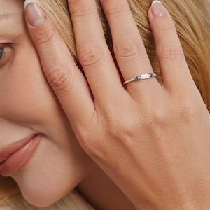 Secret Message Ring, Affirmation Ring, Custom Word Ring, Mantra Jewelry, Personalized Gold Ring