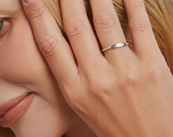 Secret Message Ring, Affirmation Ring, Custom Word Ring, Mantra Jewelry, Personalized Gold Ring