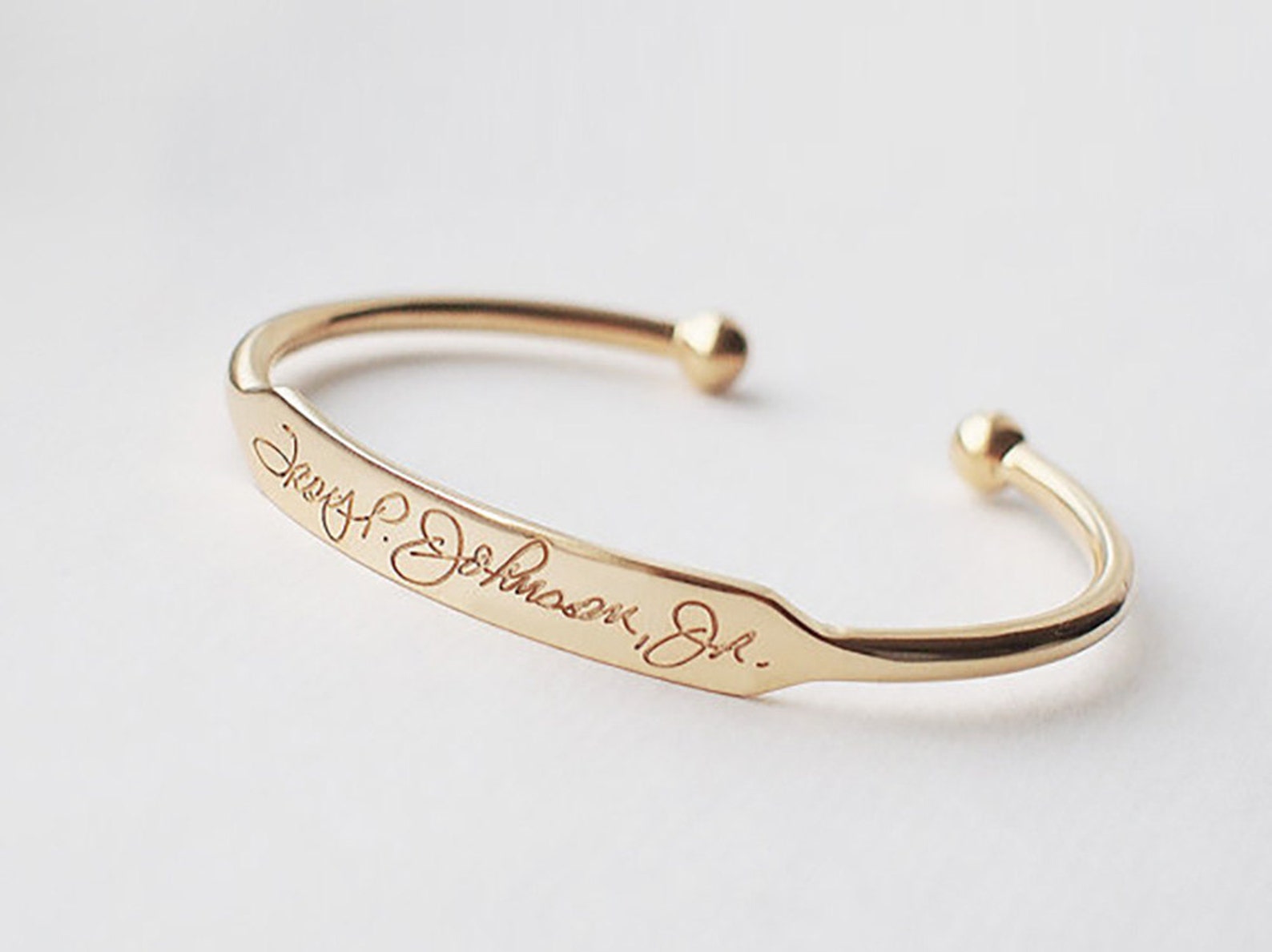 Actual Handwriting Cuff Bracelet / Personalized Cuff / Etsy