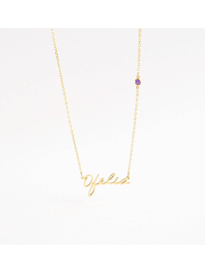 Personalized Jewelry Gift for Her / Handmade Name Necklace / Etsy