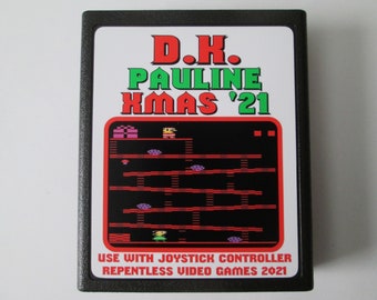 Atari 2600 D.K. Pauline - Xmas Edition 2021 Video Game Cartridge < Free Shipping >