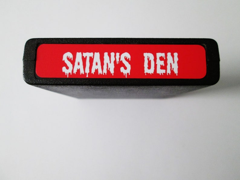 Atari 2600 SATAN'S DEN Video Game Cartridge Free | Etsy