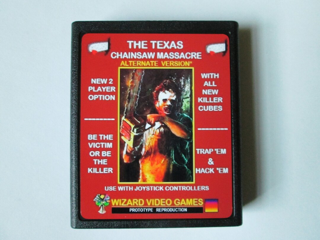 Atari 2600 the TEXAS CHAINSAW MASSACRE Alternative Etsy