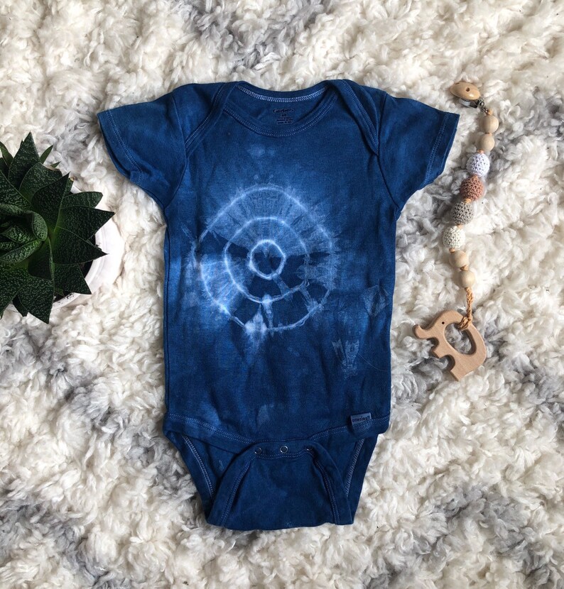 24mo Indigo Shibori Onesie