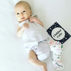 DIGITAL Download Clubfoot Milestone Cards