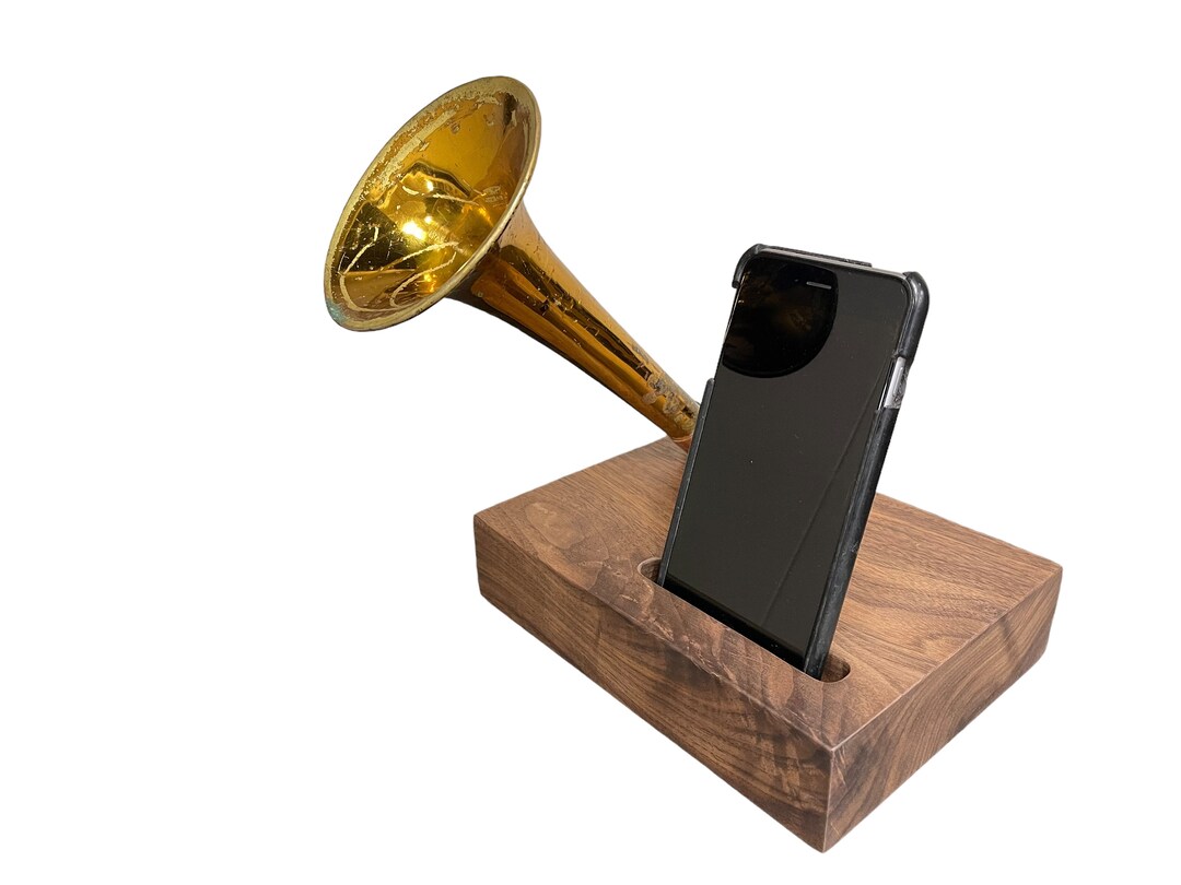 Acoustic Trumpet Speaker iPhone Speaker Horn Speaker iPhone Etsy