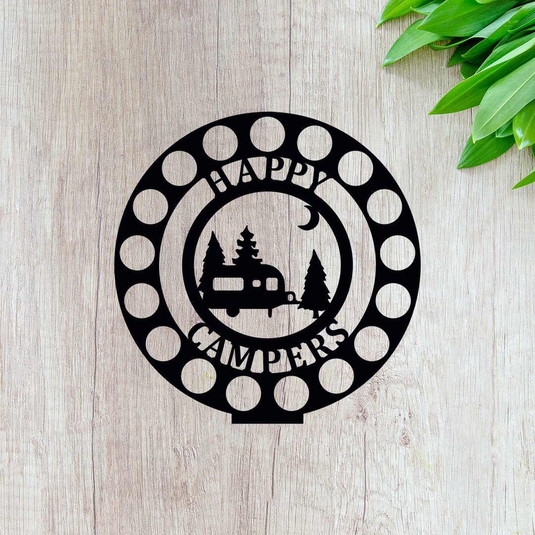 Happy Campers K Cup Holder Camper Coffee Pod Storage Keurig Kcup Stand