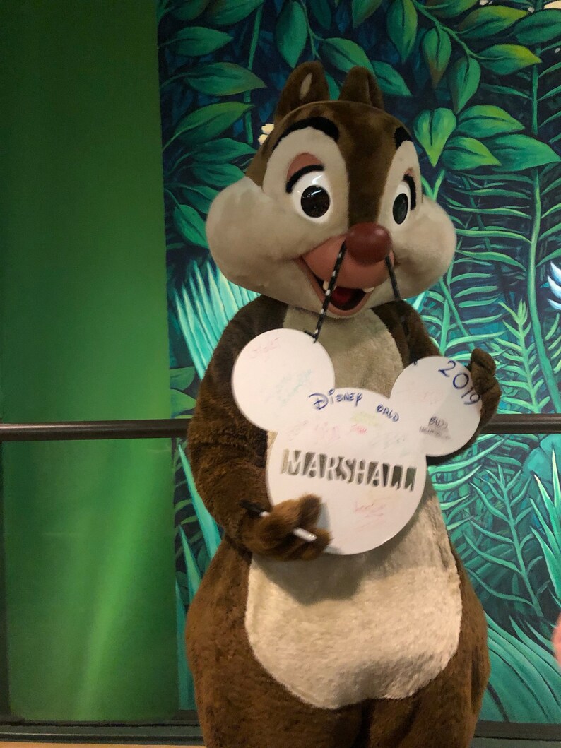 Mickey Door Hanger for your Disney Family Trip Memories to LAST Disney Autograph Signature Book Sign 18-Disney Family Vacation Memory Sign