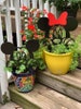 Peeking Mickey Mouse Yard Sign - Peeking Minnie Yard Decor- All Year Round Disney Inspired Yard Art AND Christmas Tree Decoration - QUICK