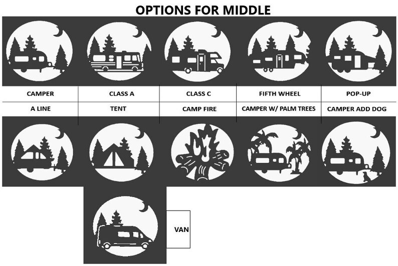 Camping Name Sign Campsite Signs Personalized Custom Etsy