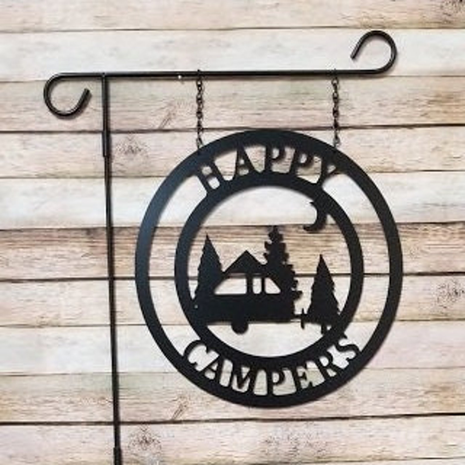 Camping Name Sign Campsite Signs Personalized Custom Etsy
