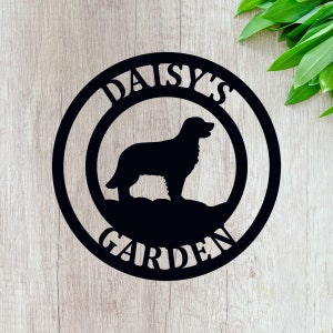 Personalized Golden Retriever Metal Sign: Dog Memorial Decor