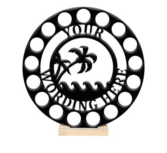 Beach Themed Keurig K-cup Holder Palm 