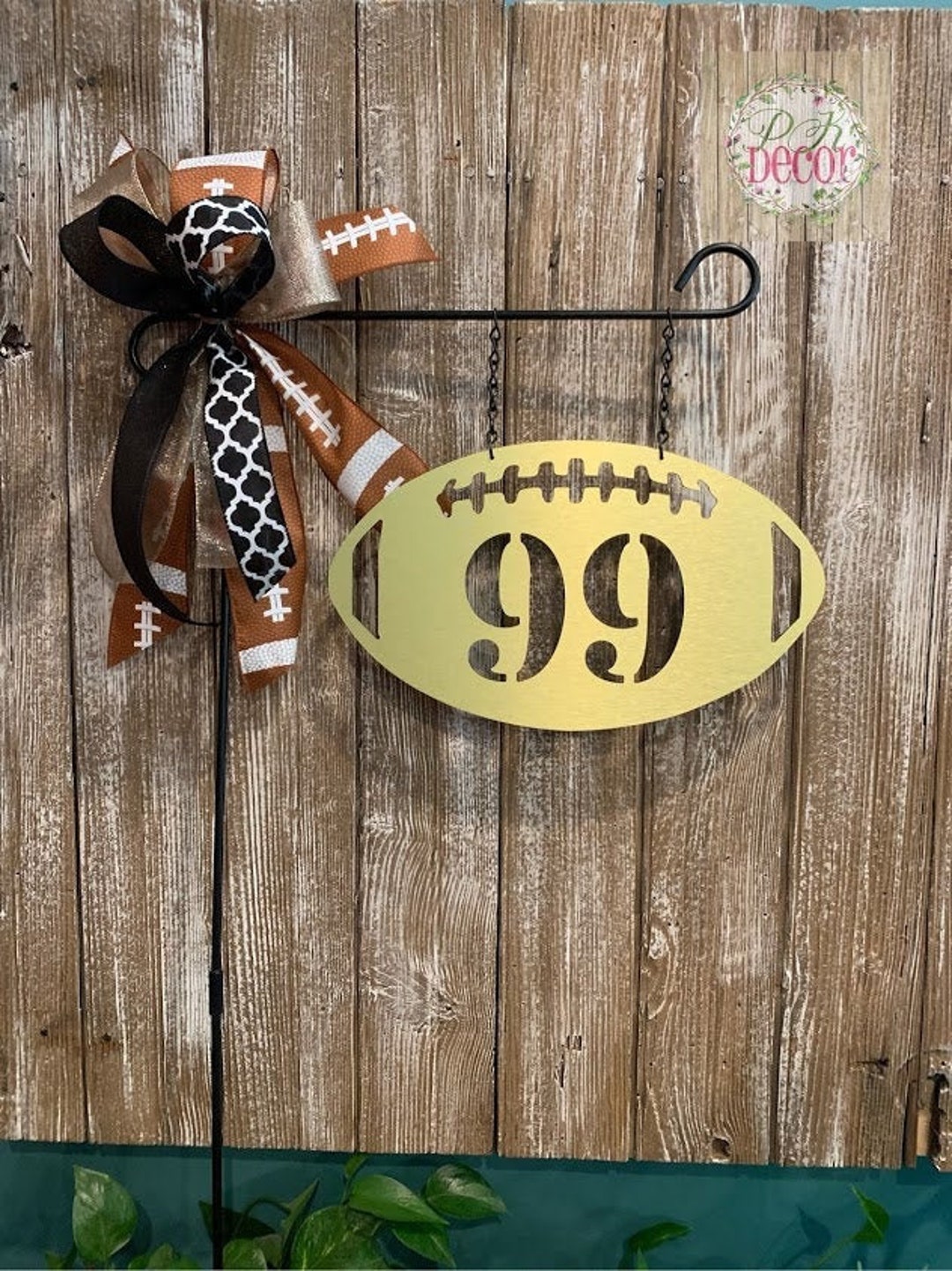 High School Football Yard Sign 14 Football Garden Flag Etsy