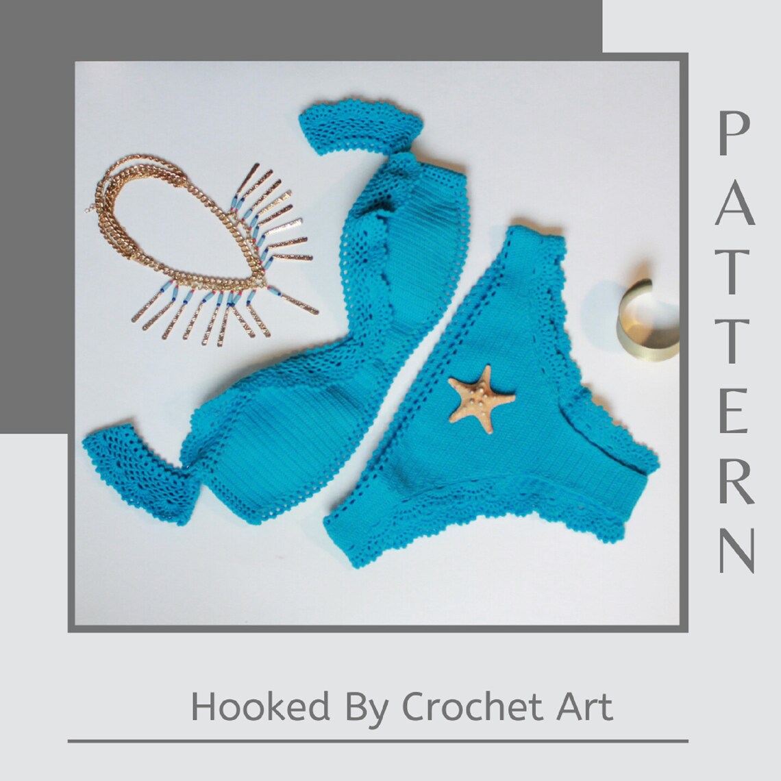 Crochet Swimwear Pattern/ Crochet Swimsuit/ Crochet Bikini/ Etsy