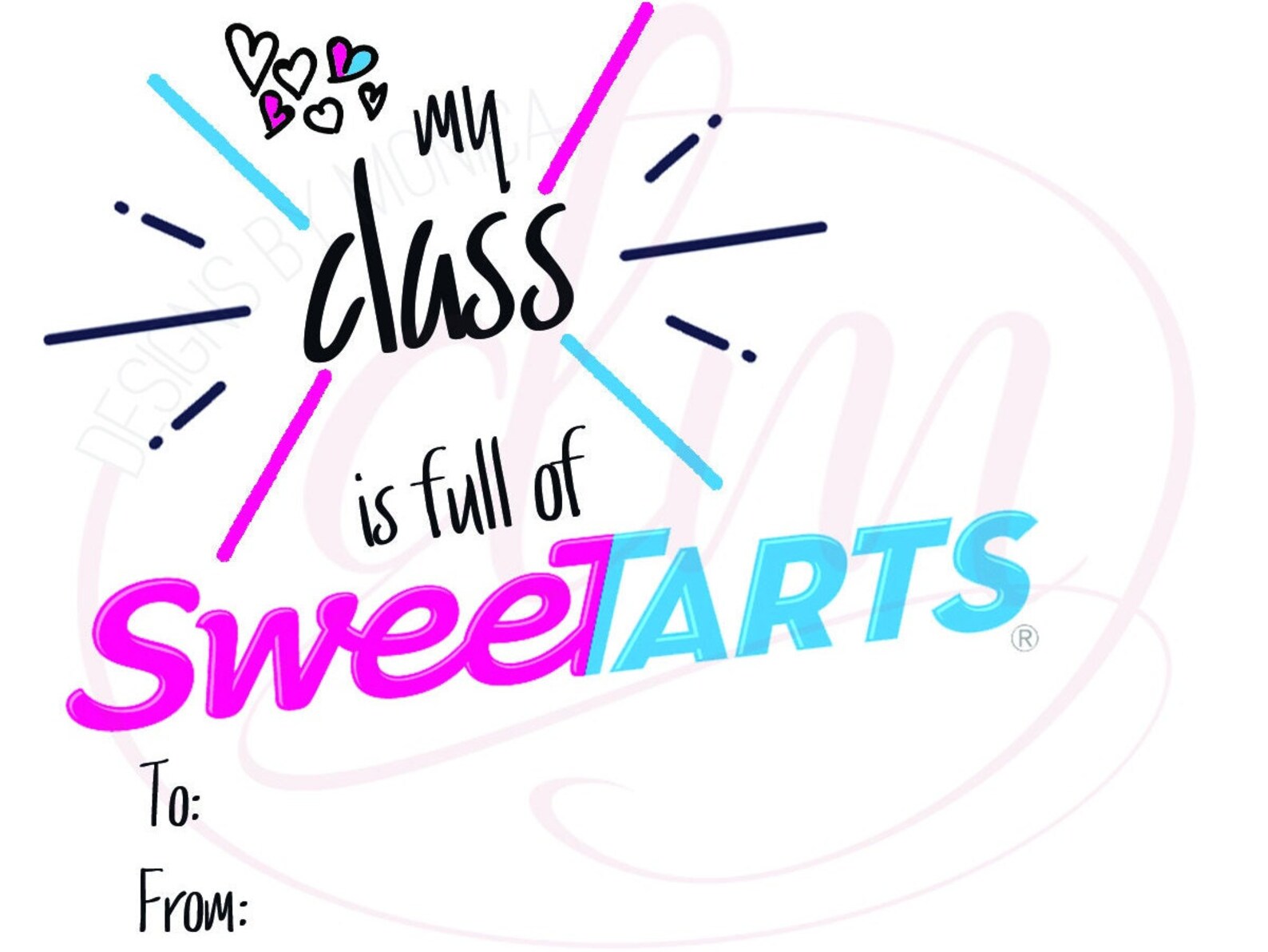 Valentines Day Card - Teacher to Student - From Teacher - Etsy