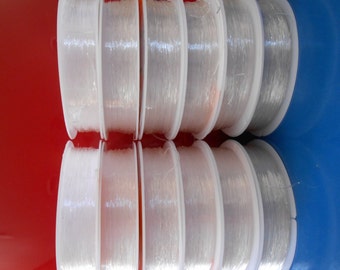 Clear elastic cord Stretchy elastic string Crystal thread Beading elastic bracelet cord Elastic cord Stretch cord Elastic string DIY jewelry
