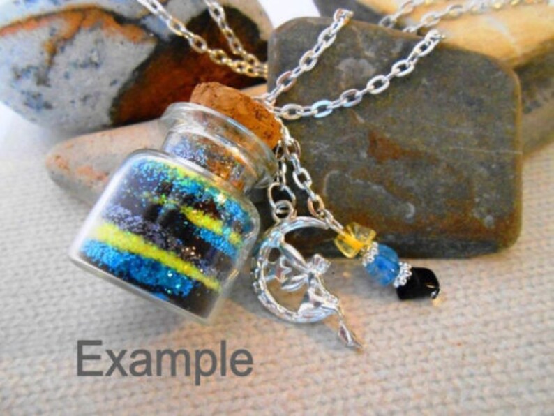 5 Glass Bottles With Corks for Bottle Necklaces Crafts Bead Etsy