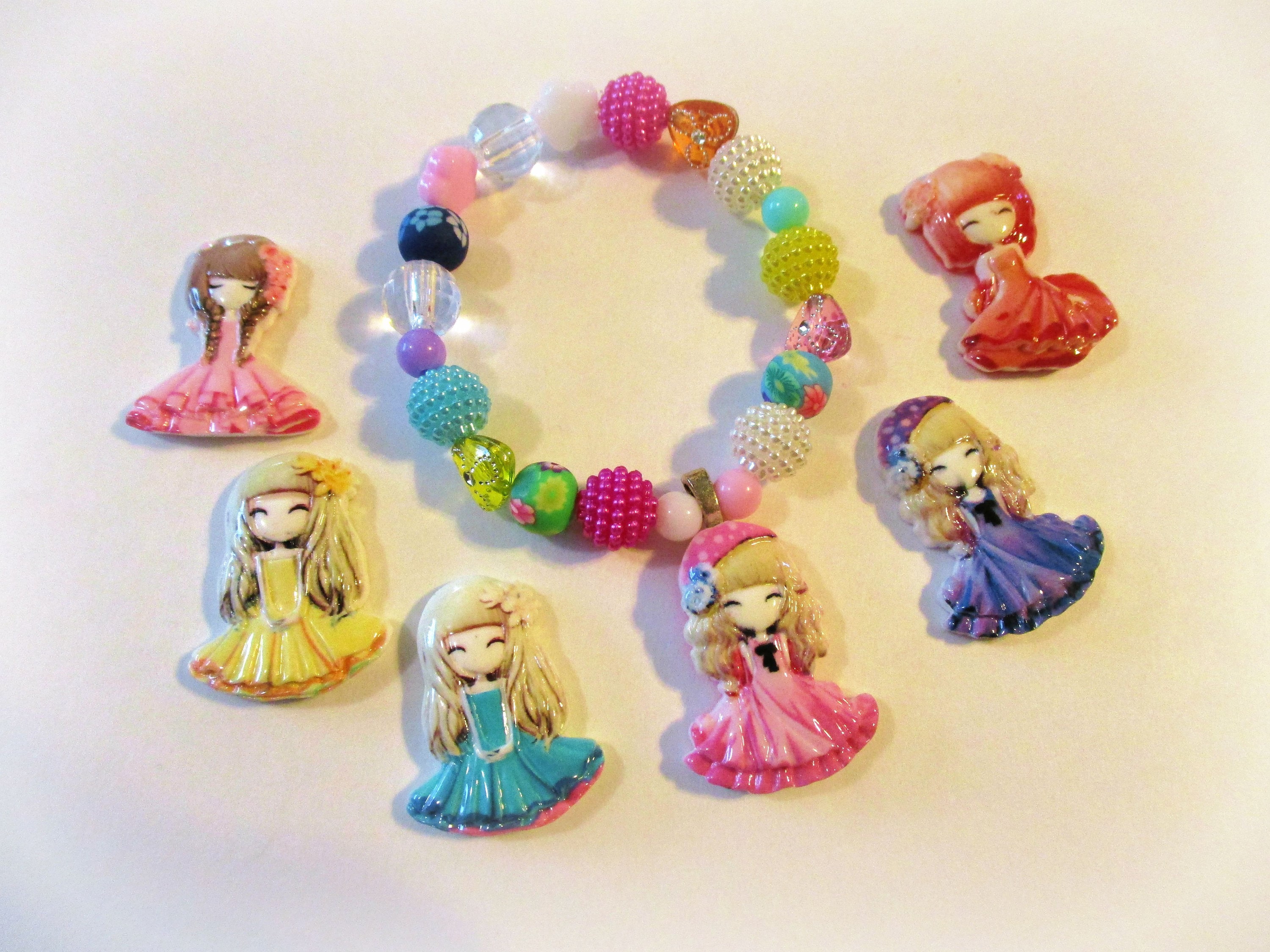DIY Doll Charm Bracelet Kit Make Your Own Jewelry DIY Etsy