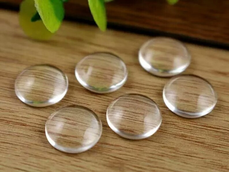 Glass dome 12mm Round Earring Setting Glass Cabochon French Leverback Earring Bezel Lever Back Jewelry Supplies 10 Copper Earring Blanks