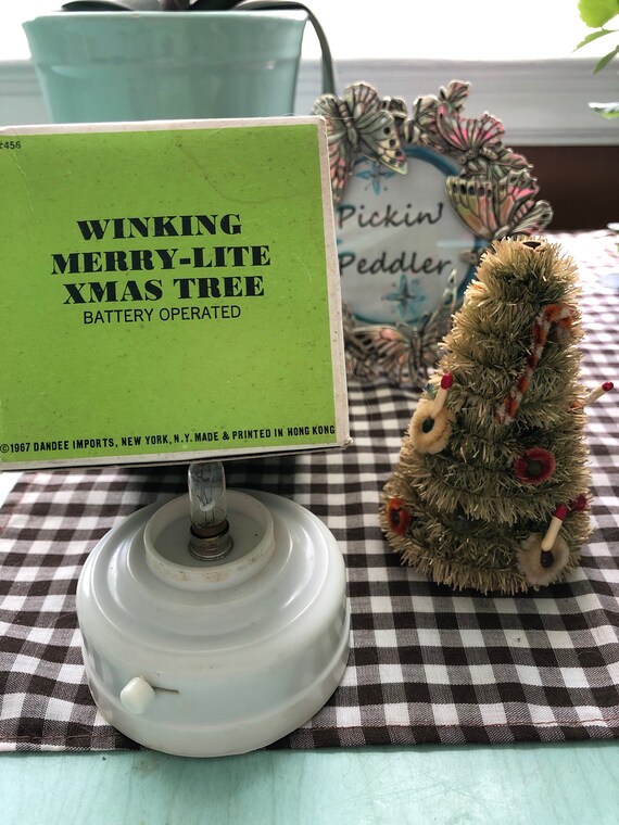 6 madera colgante /"Xmas Tree/" en verde