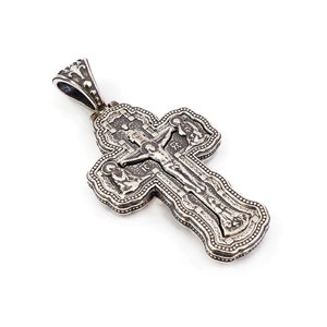 Byzantine Cross Pendant Laskaridis Sterling Silver 925
