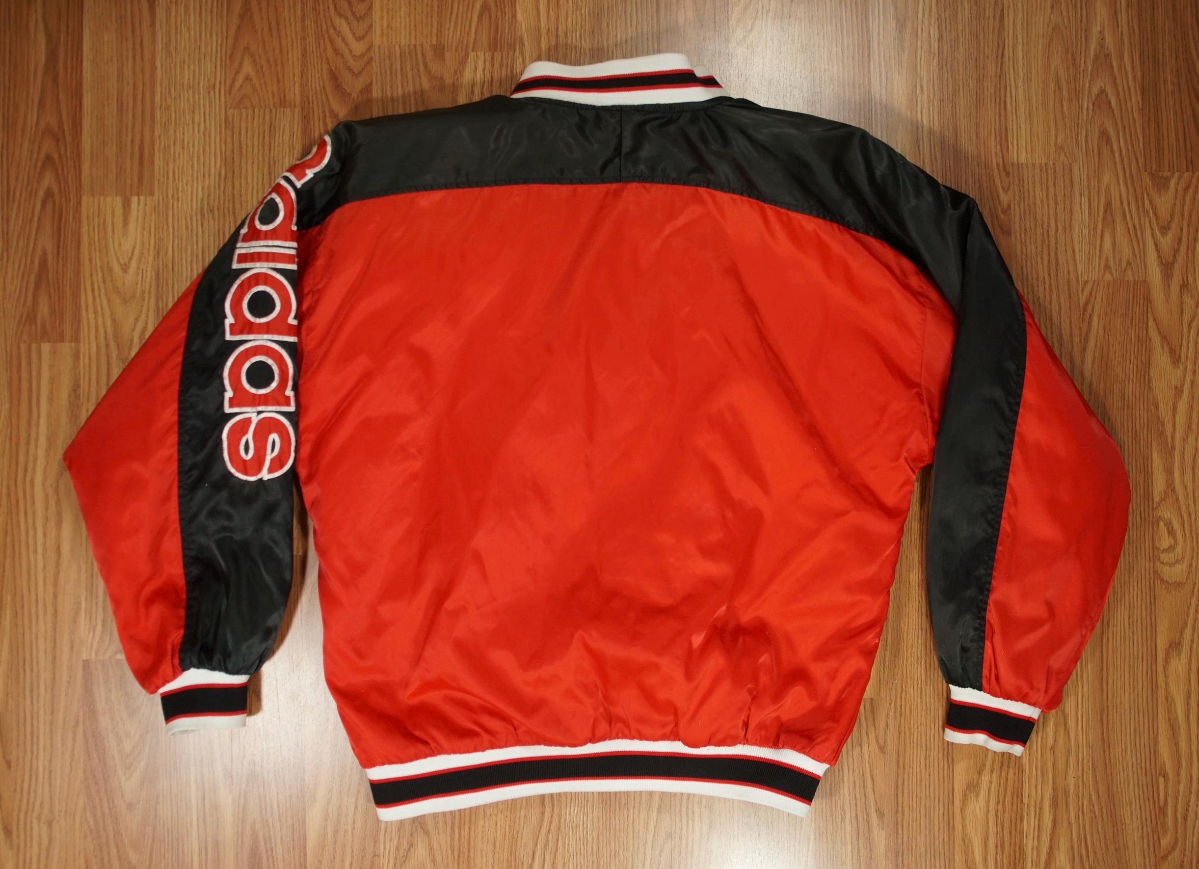 Vintage 80s Adidas Big Trefoil Logo Leaf Jacket Hip Hop Vintage 80s Adidas Big Trefoil Logo Leaf Jacket Hip Hop