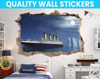 Titanic Wall Decal Sticker Mural Poster Print Art Home Bedroom Office Decoration