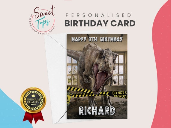 Cartolina Di Compleanno Personalizzata A5 Tema Cricket, Qualsiasi Nome Ed Età, Sweet Tops
