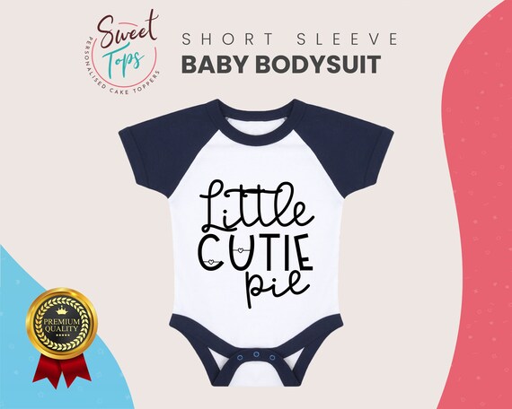 Buy Little Cutie Pie Baby Boy Body Suit Grow Vest Kids Child