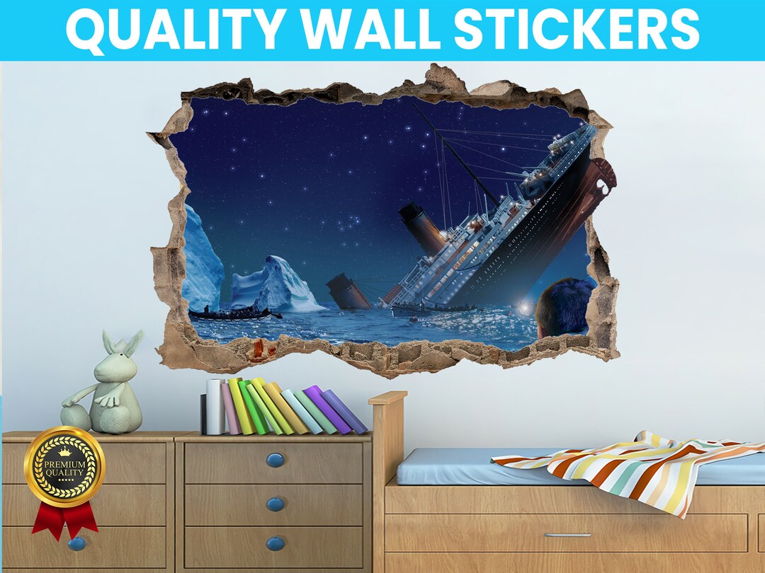 Titanic Wall Decal Sticker Mural Poster Print Art Home Bedroom Office