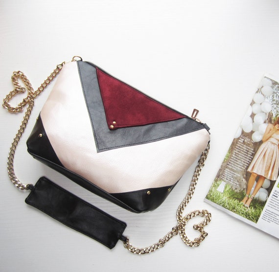 black suede crossbody purse