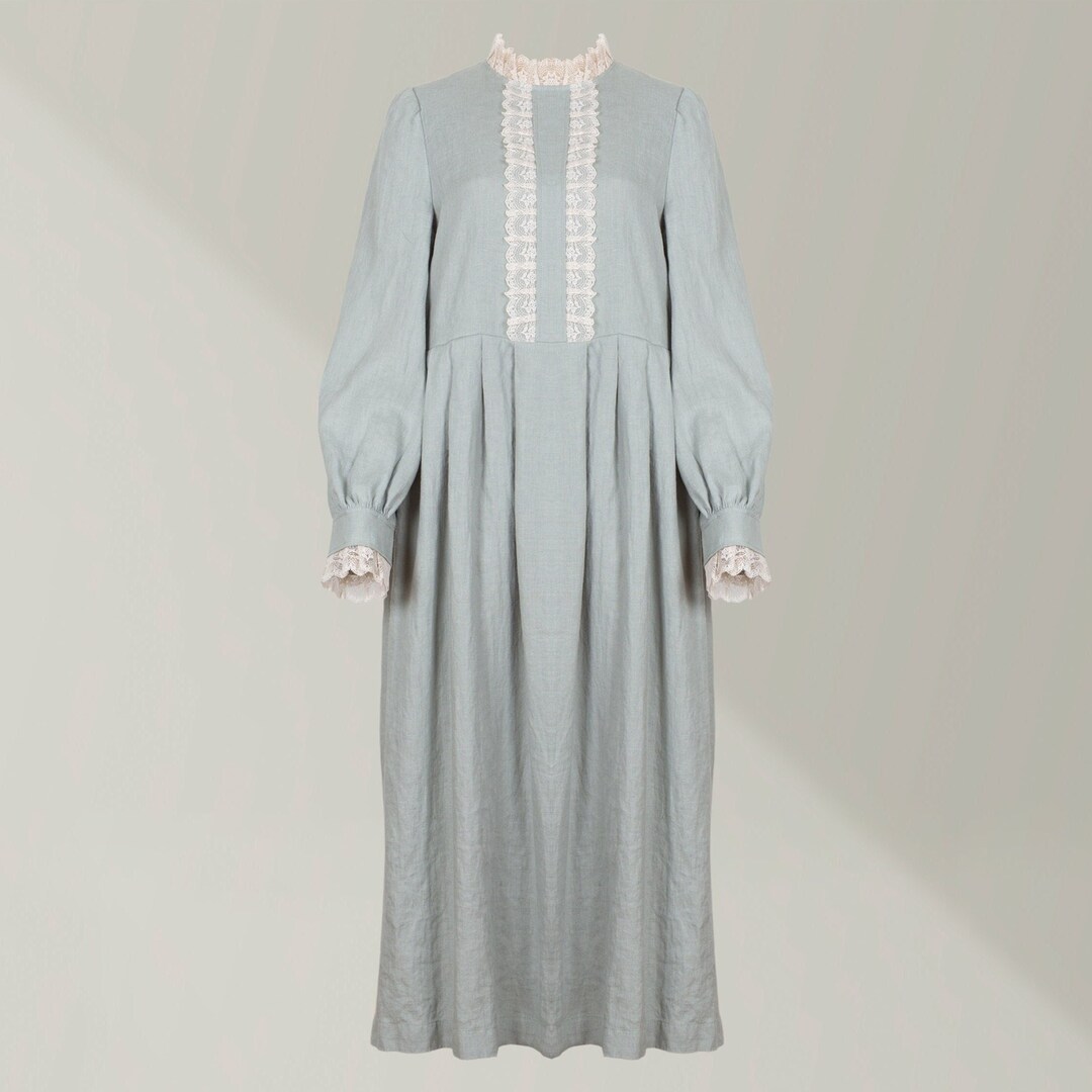 Linen Funeral Dress for the Deceased / Burial Dress / Burial Clothing