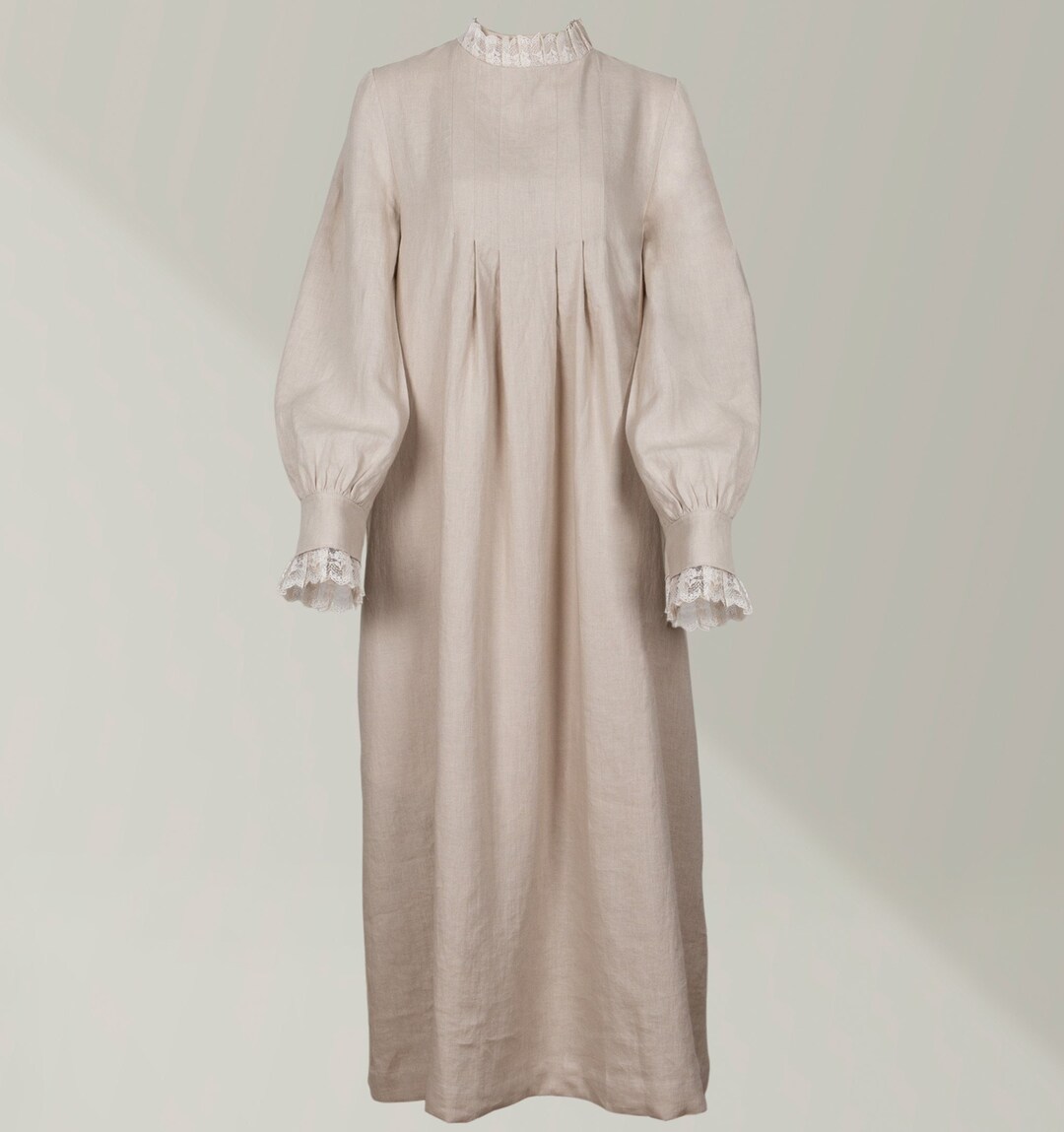 Linen Burial Dress for the Deceased / Clothing for the Deceased