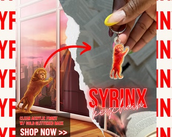 Syrinx Keychain - Crescent City Series - Officially licensed by Sarah J. Maas