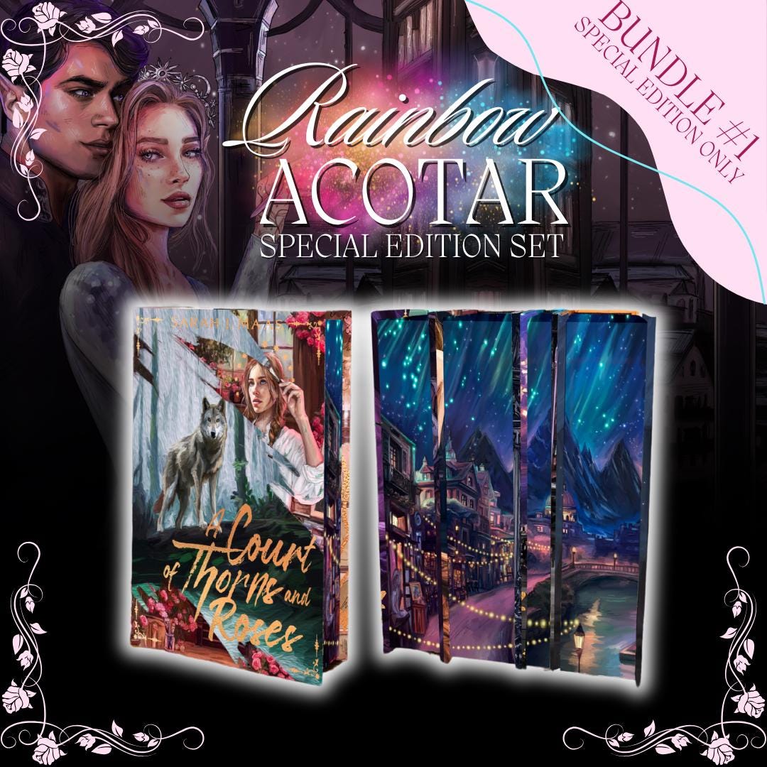 Rainbow ACOTAR Special Edition Book Box Set - Bundle #1 (No Overlays)