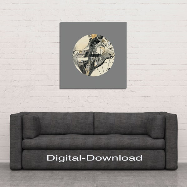 Download "Adventure Insights" painting, drawings...digital - gray, beige, beautiful, subtle colors - image by Kunst1Art / Holger Barghorn