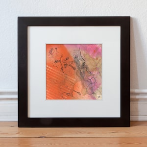 Imagen original "Schöne Bescherung" Idea de regalo pequeño mural único directamente del artista Holger Barghorn comprar en línea - Art Web Shop