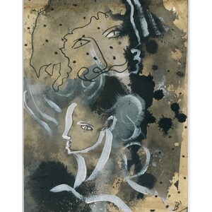 Retrato de parede exclusivo, pequena imagem original da série "The Sudden Appearances" - compre ofertas online em Holger Barghorn, loja virtual