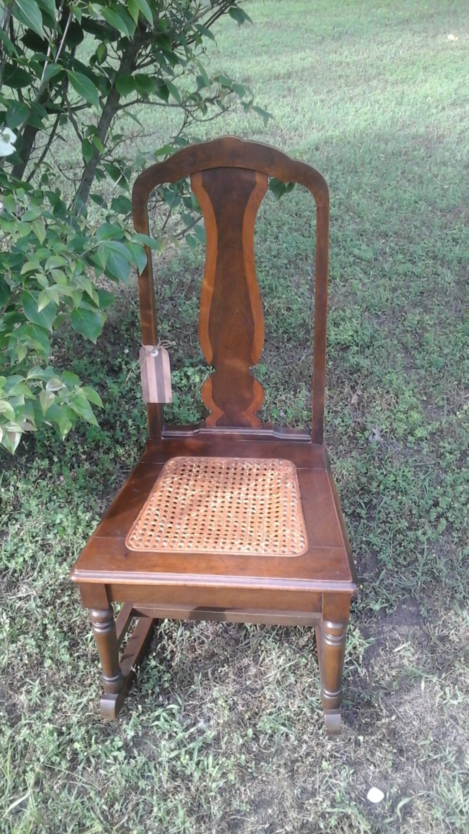 SALE PENDING Antique Vintage Walnut Nursing/Sewing Rocker Etsy