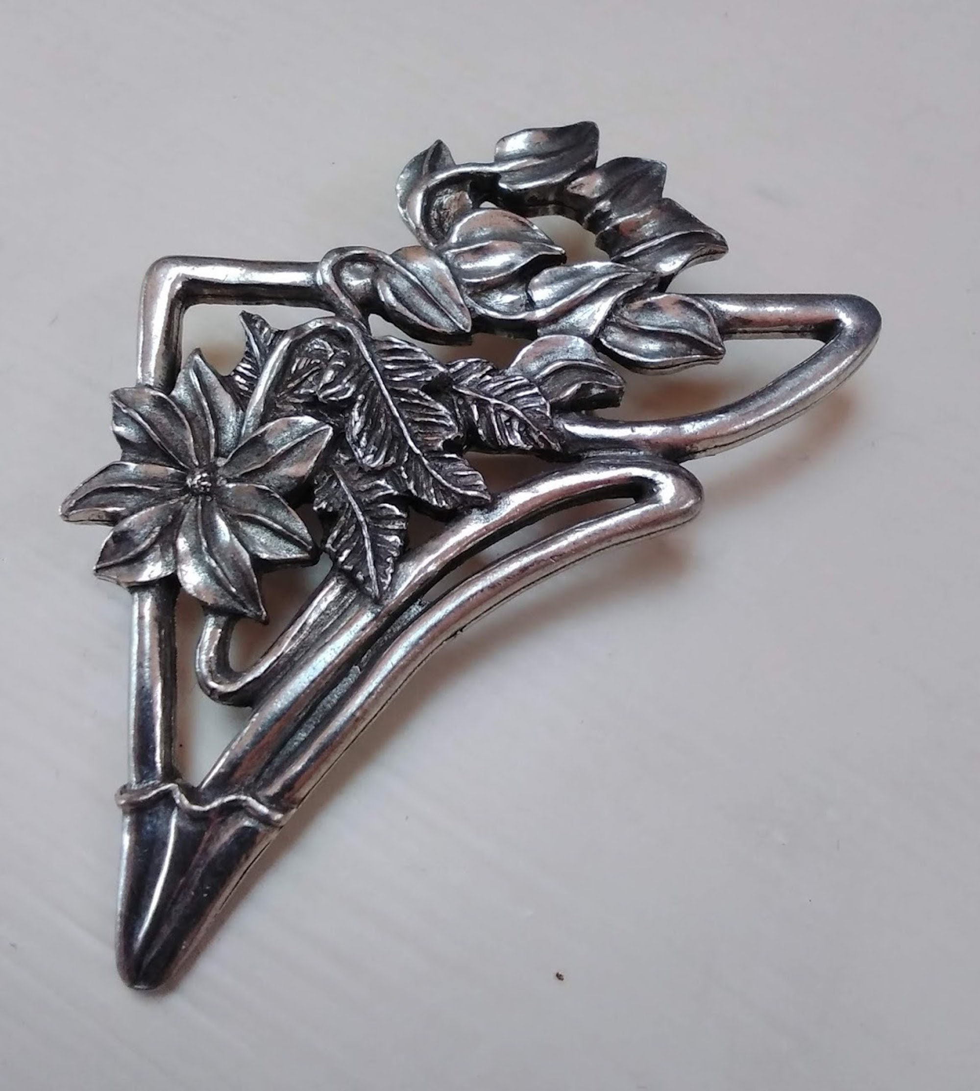 Vintage Pewter Statement Brooch by Seagull Pewter Dated 1987 Etsy UK