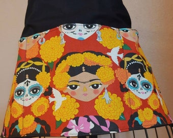 Frida Waitress/Waiter/Teacher/Vendor/waist/Server/Half/ 3 pocket apron