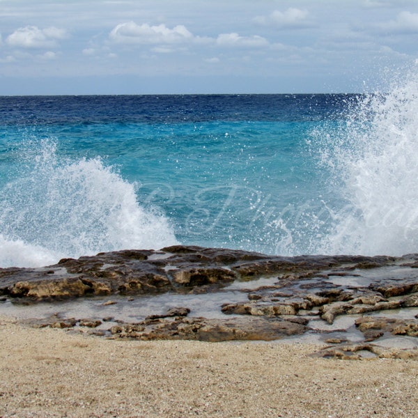 Digital Download, Beach Photo, Ocean Photography, Nature Photography, Print Art, Digital Photograph, Digital Image, Wall Art, Waves Crashing